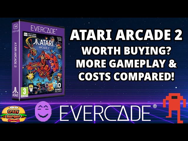 Atari Arcade 2 On Evercade - Worth Buying? More Gameplay and Cost Comparison!