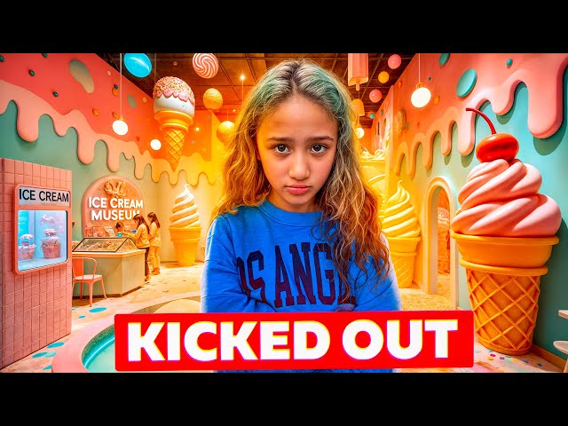 Londyn Gets KICKED OUT of ICE CREAM MUSEUM! *GROUNDED*