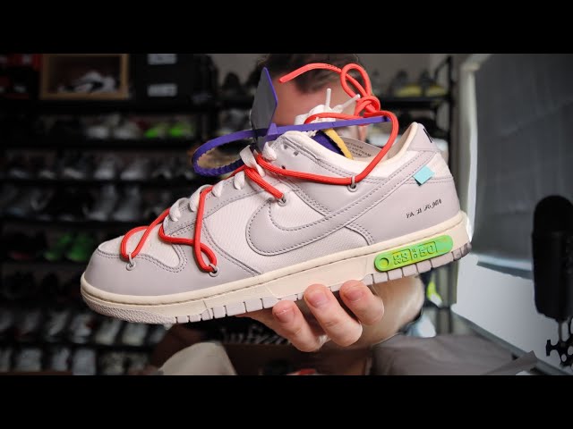 OFF WHITE NIKE DUNK Lot 23 of 50 REVIEW