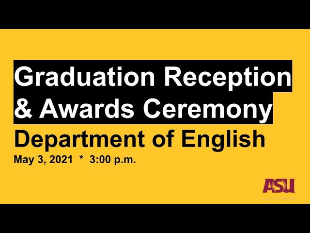 Graduation Reception and Awards Ceremony, 2021