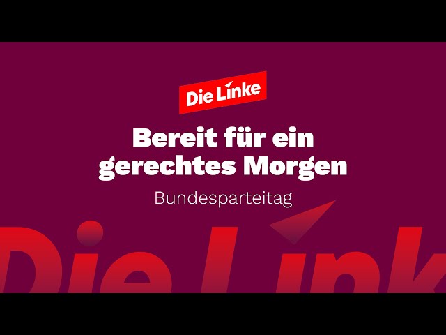 Hallescher Parteitag der Partei Die Linke - Samstag (Teil 1)