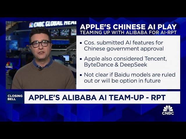 Report: Apple working on AI partnership with Alibaba