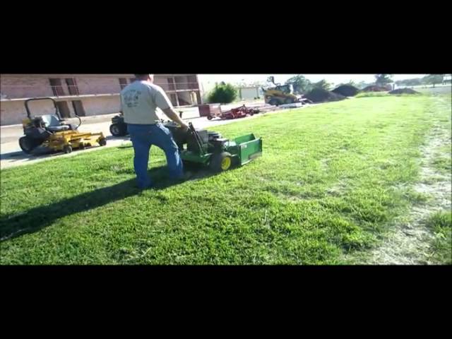 John Deere HD75 commercial walk behind lawn mower for sale | sold at auction June 13, 2012