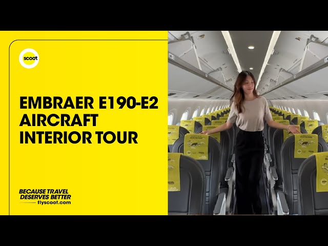 Tour of Embraer E190-E2 Interior - Scoot