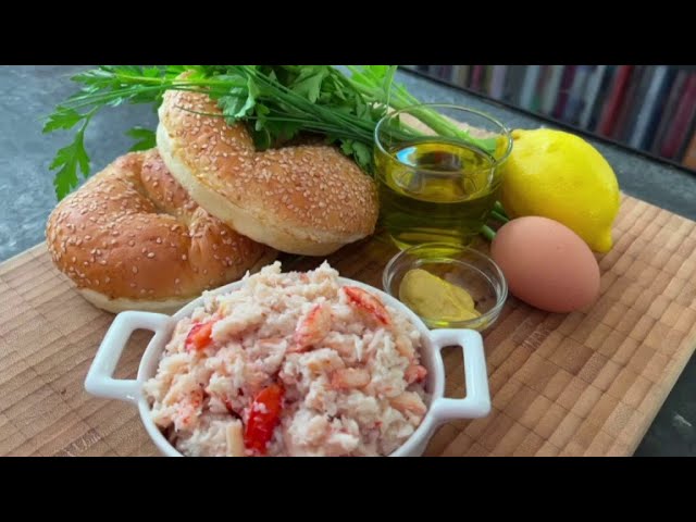 Gourmand - Bagel au crabe