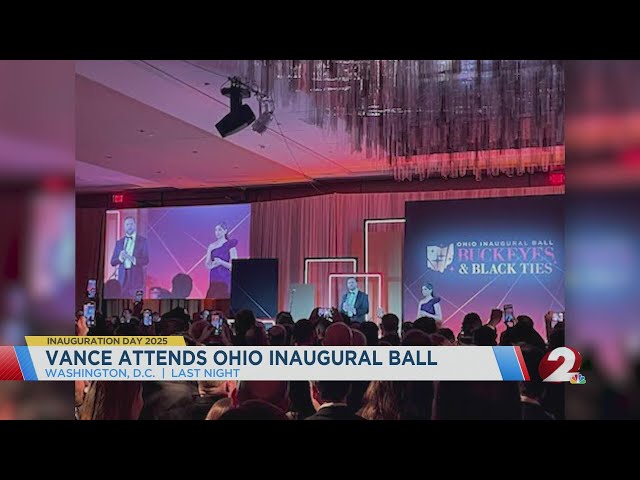 Ohioans gather at inaugural ball in advance of Trump/Vance inauguration