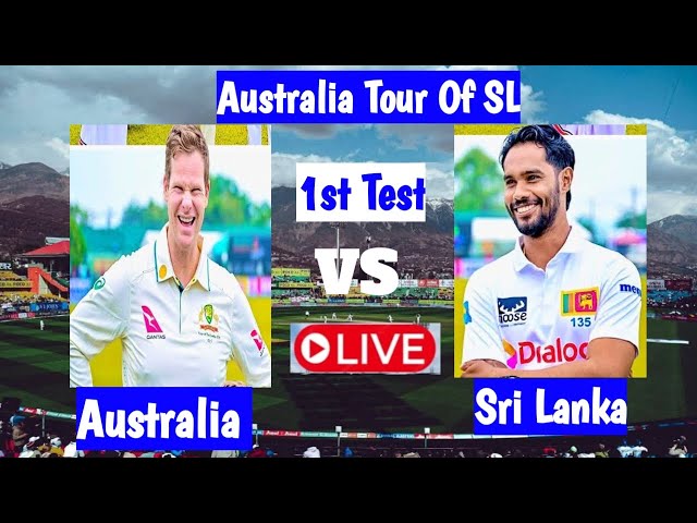 Sri lanka vs Australia Live 1st Test || SL vs AUS | sl vs aus live match today #slvsaus #slvsauslive