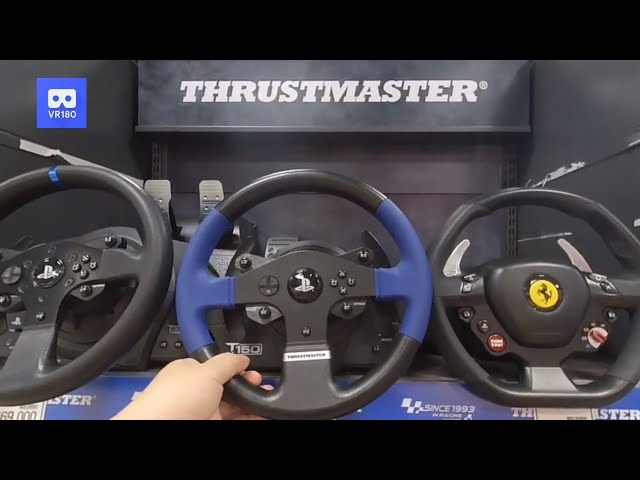 3D 180VR 4K Thrustmaster Racing Wheel T300RS GT T150 T80 PS4 TMX Ferrari 458 Spider Xbox One 360VR