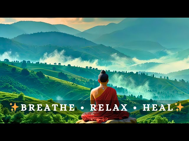 15 Min Deep Meditation Music for Positive Energy ✨ RELAX Mind Body 🌿 Stress Relief Relaxing Music