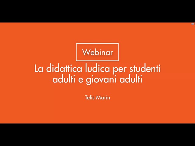 La didattica ludica per studenti adulti