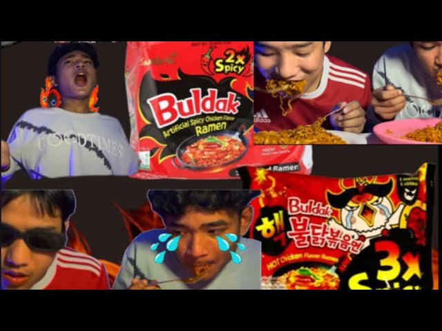 Spicy noodle challenge 🌶️