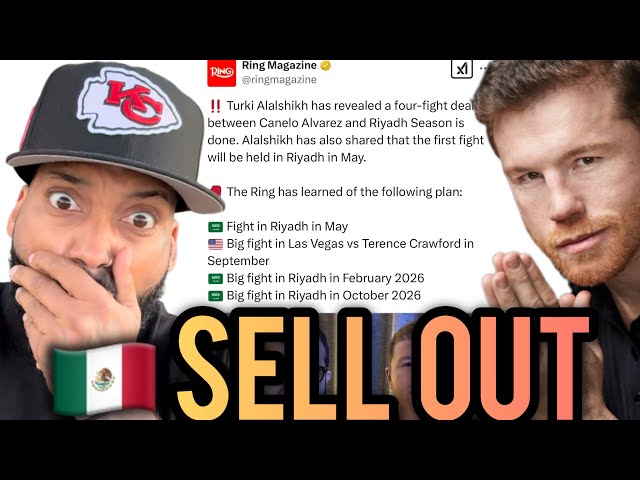 “SELL OUT Canelo Abandons La Raza After Signing 4 Fight Deal With Turki Alalshikh.”