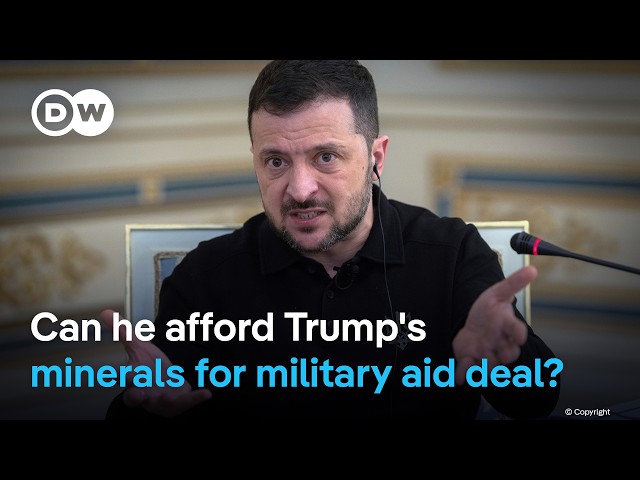 How could Ukraine benefit from Trump’s deal to swap military aid for Ukrainian resources? | DW News