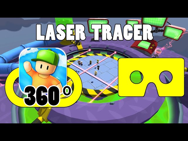 Stumble Guys Laser Tracer 360° Video | 360° Video Stumble Guys | Stumble Guys 360 Video