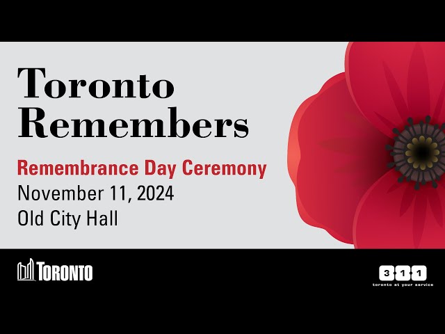 City of Toronto Remembrance Day Ceremony