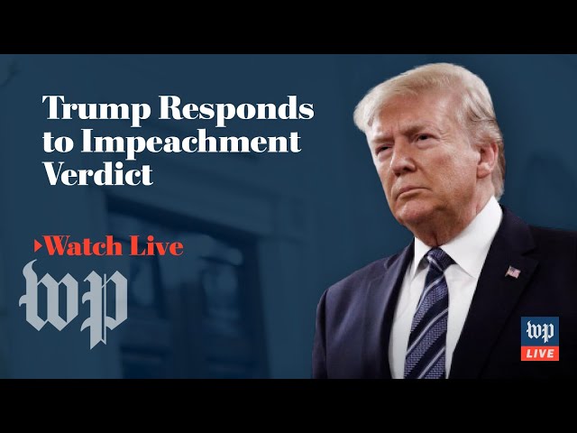 President Trump makes public statement after impeachment acquittal (FULL LIVE STREAM)