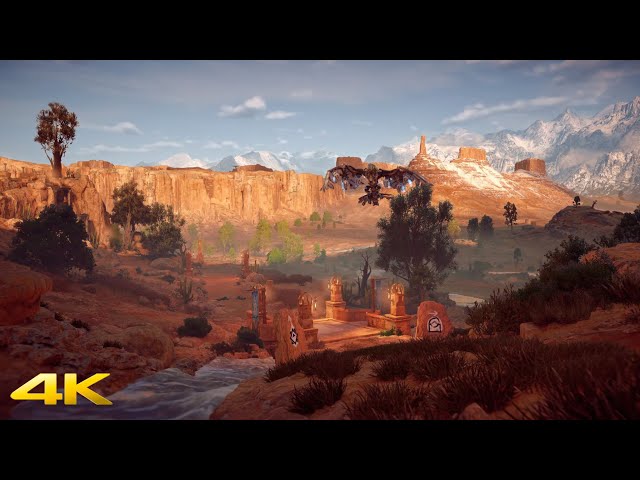 [4K HDR] Horizon Zero Dawn [Live Wallpaper] [OST Music + Water]