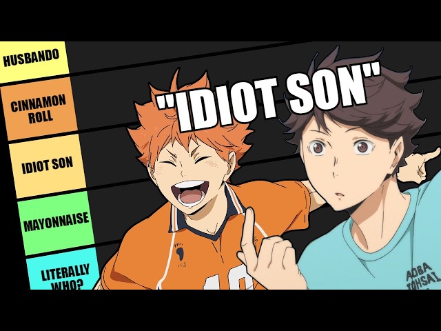 An VERY SERIOUS Haikyuu Character Tier List