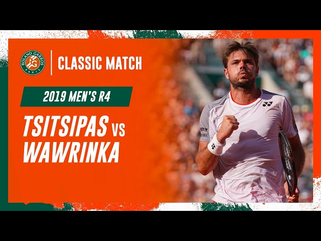 Wawrinka vs Tsitsipas 2019 Men's round 4 | Roland-Garros Classic Match