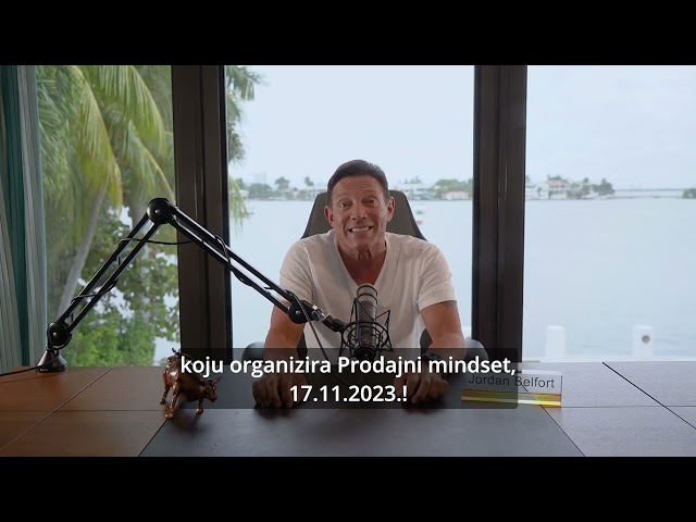 Jordan Belfort u Zagrebu - Prodajni mindset - 17. 11. 2023.