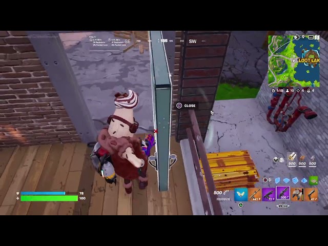 Shot him through the building