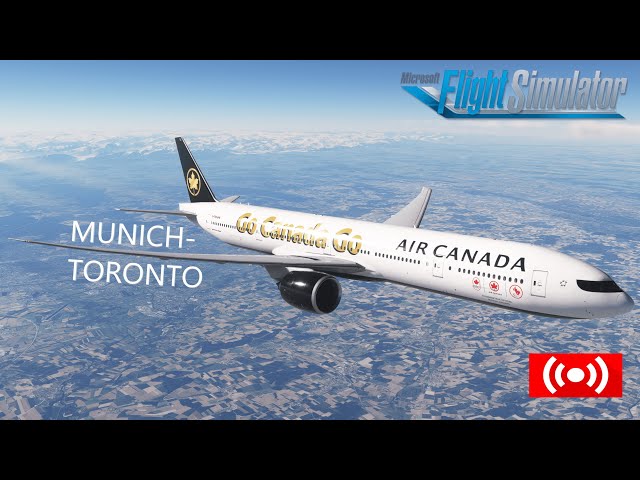 MFS2020 Munich to Toronto AC837 B777-300ER