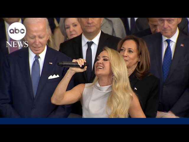 Carrie Underwood sings ‘America the Beautiful’ at Trump inauguration