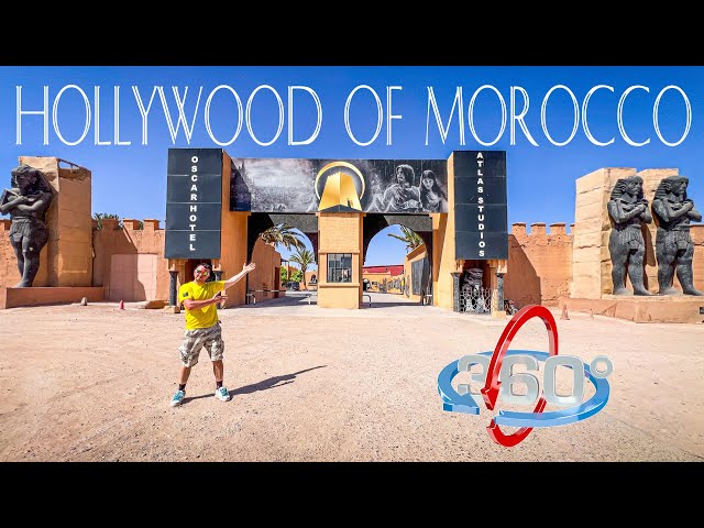 Exploring Atlas Film Studios in Morocco in 360VR! [ 5.7K ]