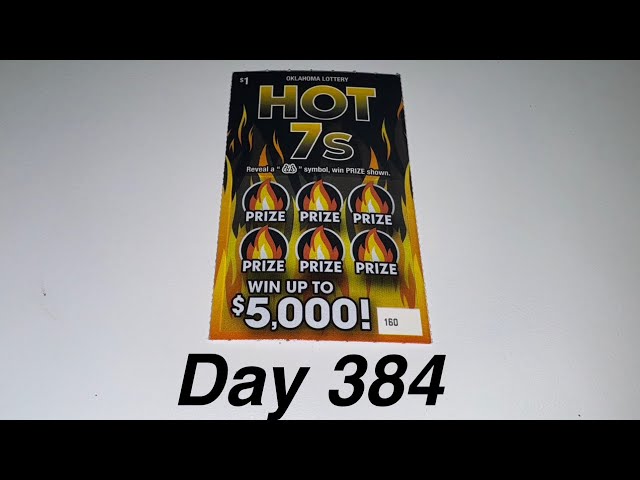 Hot 7’s #4 - Day 384 of Scratching Lottery Tickets - Oklahoma Lottery