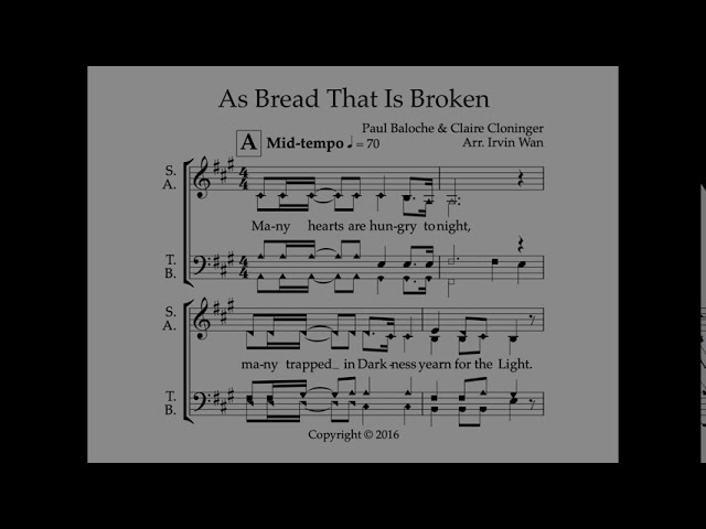 As Bread That Is Broken