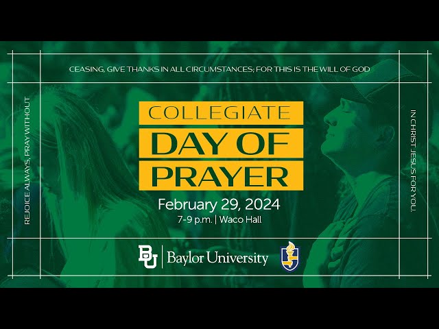 LIVE: Collegiate Day of Prayer 2024, hosted by Baylor University