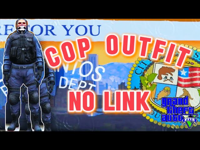 How to save the Police Outfit ,New update ,No job link ( salvage yard apartment)