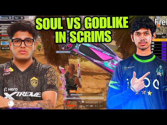 SouL Vs GodLike Fight 😱 Hunterz Vs Jonathan 🥵 SouL Drop Fight In Scrims ✅ SOULPANDA