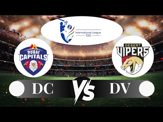 Dubai Capitals vs Desert Vipers | CUP WINNER 🏆 | ILT League Finals 🔥🔥 | Dream 11 Team