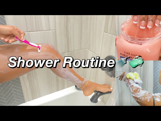 SHOWER ROUTINE 2021 | FEMININE HYGIENE🐱, SHAVING, EXFOLIATING, SKIN CARE🚿🧼