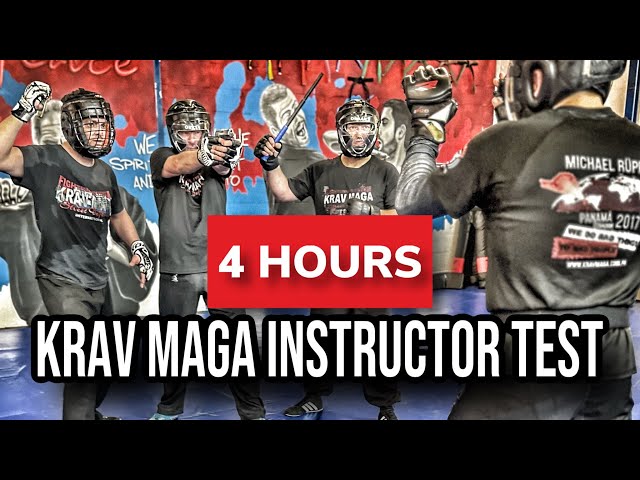 4 HOURS KRAV MAGA INSTRUCTOR TEST