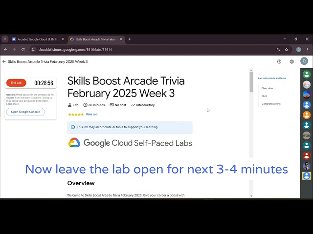 Skills Boost Arcade Trivia February 2025 Week 3 || Quiz-Answer #qwiklabs #arcade #gcp ☁️🚀