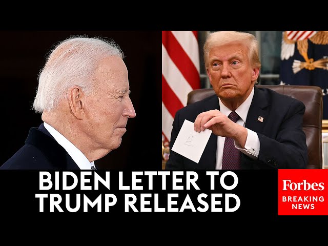 BREAKING NEWS: Contents Of Biden's Letter To Trump Are Released