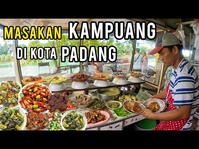 NASI PADANG YANG ENAK TOUR KULINER SUMATRA BARAT MASAKAN KAMPUANG KHAS BUMBU MINANG DI KOTA PADANG