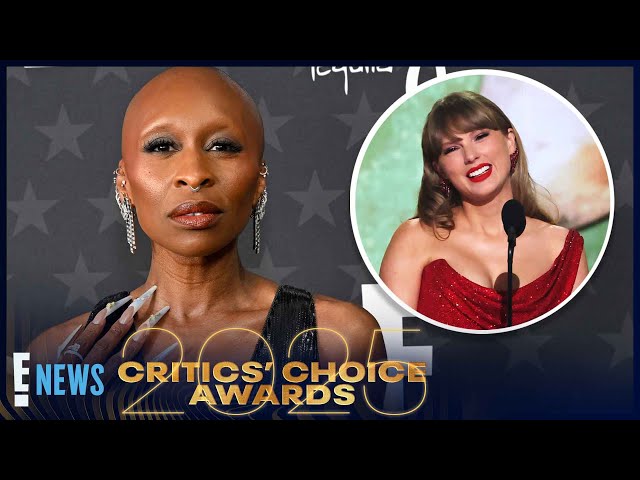 Cynthia Erivo Reveals What Really Happened With Taylor Swift at Grammys | Critics Choice Awards 2025