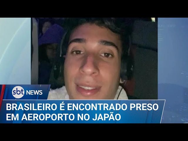 SBT News: Brasileiro desaparecido é encontrado preso em aeroporto do Japão