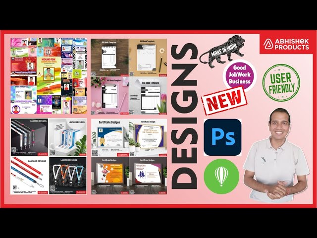 📦 Best Digital Design Bundles for Designers – ID Cards, Lanyards & More! | AbhishekID.com