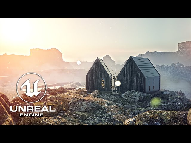 Cabin in the Rocks | ARCHITECTURE CINEMATIC RENDERING | Unreal Engine 5