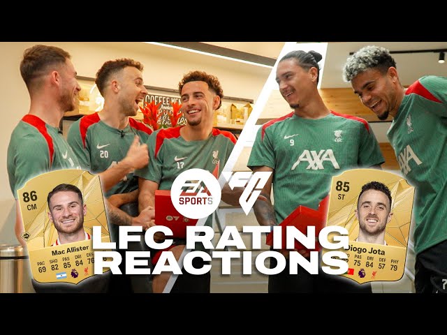 'I'm Quicker Than You, Going Backwards!' | Liverpool Players React To FC 25 Ratings!