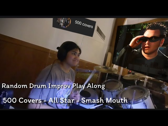 🎶Music Roulette🥁 - Smash Mouth All Star - Random Drum Play Along VR180