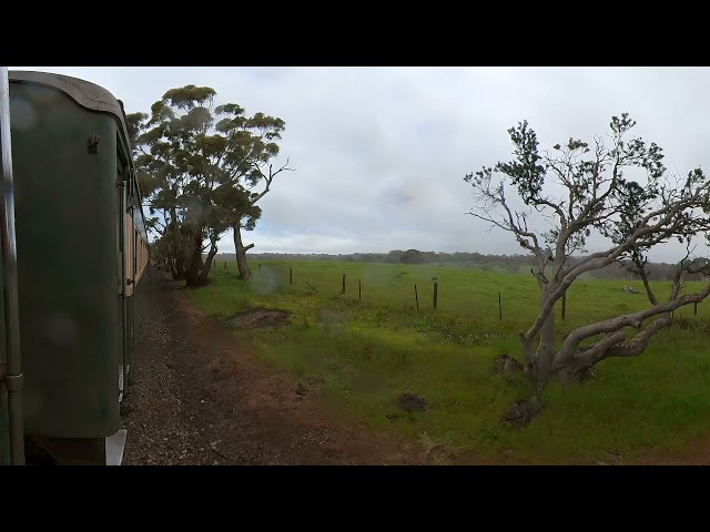 Epic 360 Steam Train travelling along South Australia