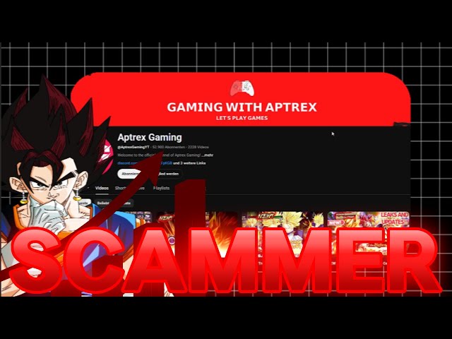 THIS DBL MODDER (@AptrexGamingYT) SCAMS YOU!! (Everything)