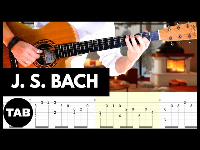 J. S. BACH - Jesu, Joy of Man's Desiring Guitar TAB | Lesson | Tutorial | Cover