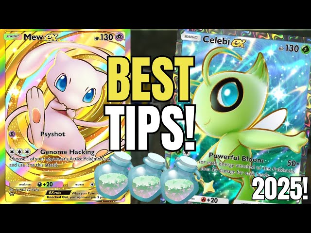 Top 10 BEST Pokemon TCG Pocket Tips For 2025