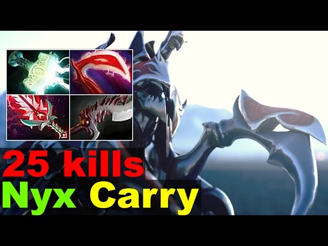 Nyx Assassin 7.02 carry by Yao 25 kills | pro Gameplay | Highlights — Dota 2 (2017)